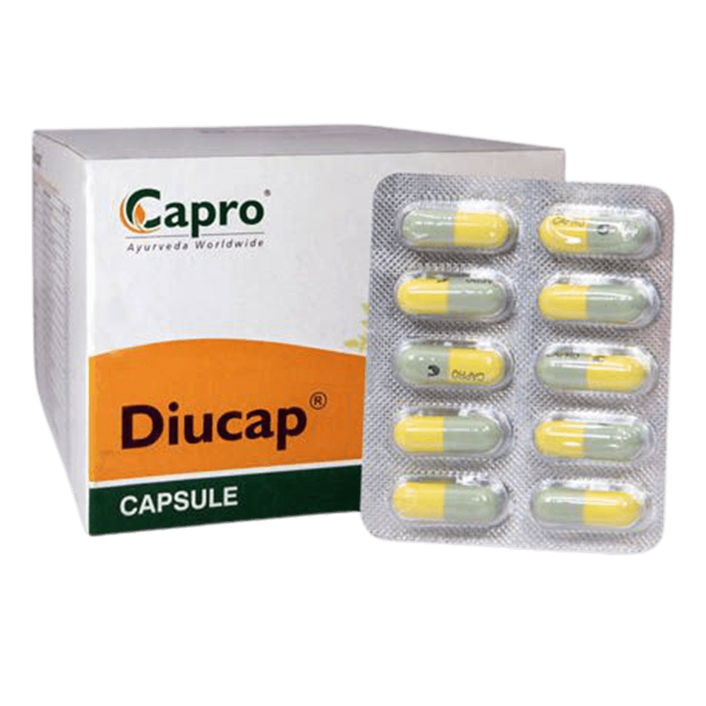 Capro Ayurveda Diucap Capsules | Grocsy