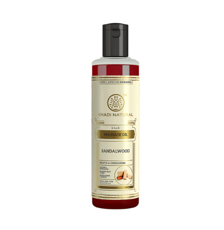 Khadi Natural Sandalwood Massage Oil | Grocsy