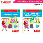 Cardinal ABC & Pattern Book Set (Set Of 2)| Alphabet Picture Book|General Knowledge Book|Pattern Writing Book| Combo Book for Kids| Ages 3-5 Years | Grocsy