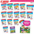 Cardinal Books Preschool Learning Junior KG (LKG) Kit C Set of 16| Ages 4-5 Years| Alphabet| Number| Rhymes and Stories| Phonic| Hindi Varnmala | Grocsy
