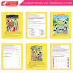 Cardinal General Knowledge Book 2 (Set of 3)|Good Habit B| Festival & Celebration of India| Tell Me More B| Combo Book Set| Ages 3-7 Years | Grocsy
