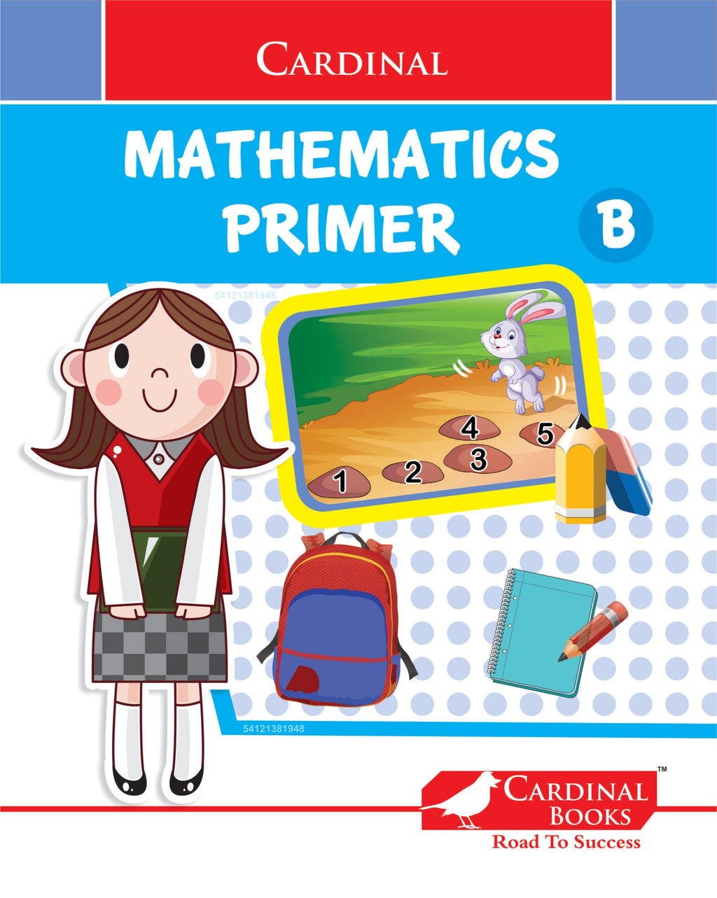 Cardinal Mathematics Primer B|Senior KG|Pattern & Shapes|Number 1-100|Skip Counting|Fun Learning Maths Activity Book| Ages 3-7 Years | Grocsy