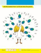 Cardinal Mathematics Primer B|Senior KG|Pattern & Shapes|Number 1-100|Skip Counting|Fun Learning Maths Activity Book| Ages 3-7 Years | Grocsy