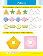 Cardinal Mathematics Primer B|Senior KG|Pattern & Shapes|Number 1-100|Skip Counting|Fun Learning Maths Activity Book| Ages 3-7 Years | Grocsy