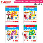Cardinal My First Alphabet Books Set of 4| Alphabet Picture Book| My First ABC & Number Book| Picture Dictionary| Kindergarten Book| Ages 3-6 Years | Grocsy