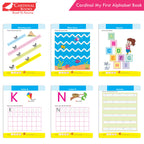 Cardinal My First Alphabet Books Set of 4| Alphabet Picture Book| My First ABC & Number Book| Picture Dictionary| Kindergarten Book| Ages 3-6 Years | Grocsy