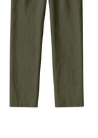 Fabmade Olive Green Cotton Linen Pajama For Men | Grocsy