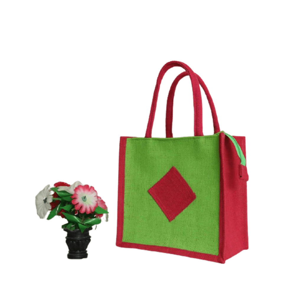 Carry Jute Bag/Lunch Bag/Return Gift Bag | Grocsy