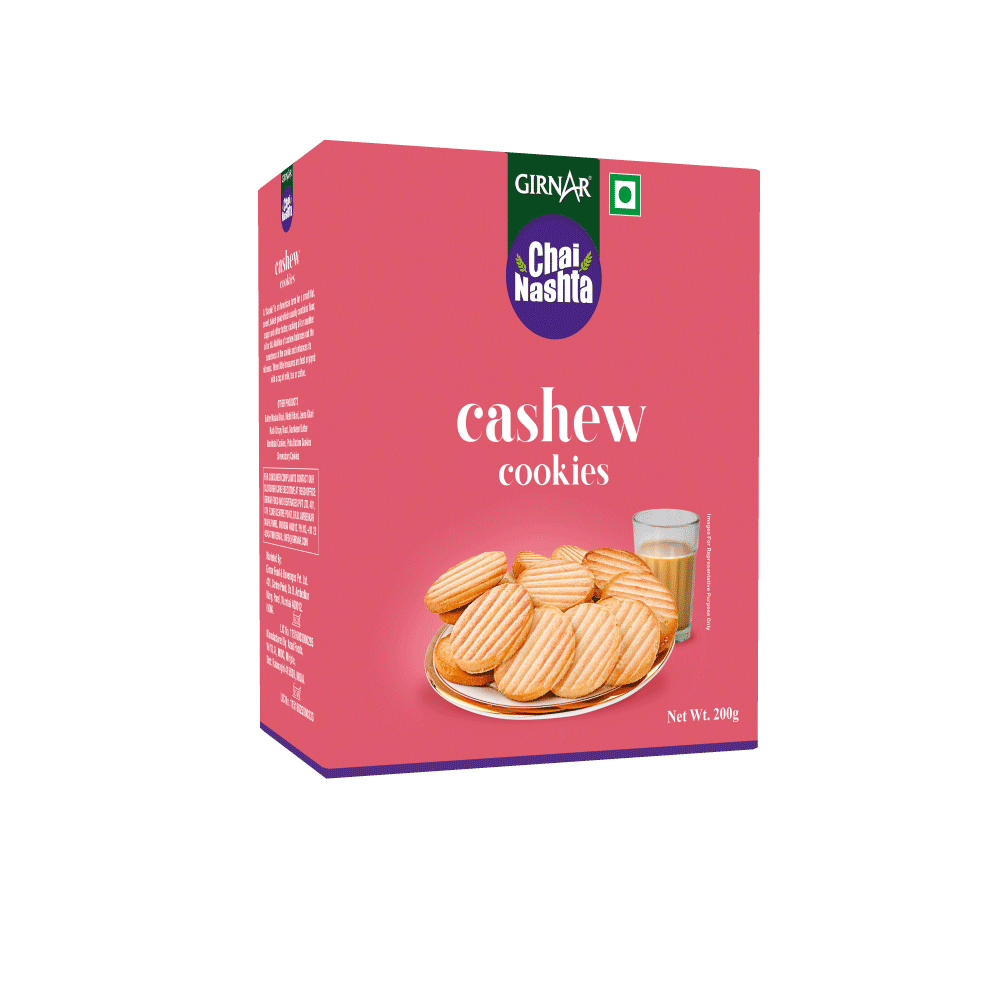 Girnar Chai Nashta - Cashew Cookies | Grocsy