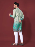 Anaita Light Green Multi Colour Kurta | Grocsy
