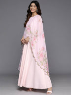Ahalyaa Women's Traditional wear Dress - Pink | Grocsy