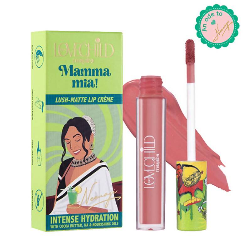 LoveChild By Masaba Gupta Mamma Mia Lush-Matte Lip Creme - Meetha Jaljeera | Grocsy