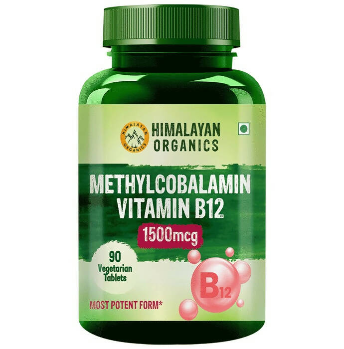 Himalayan Organics Methyl Cobalamin Vitamin B12 Tablets | Grocsy