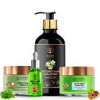 Ivory Natural Grey Hair Advanced Combo (Serum, Shampoo, Cream & Gel) For Both Men & Women | Grocsy
