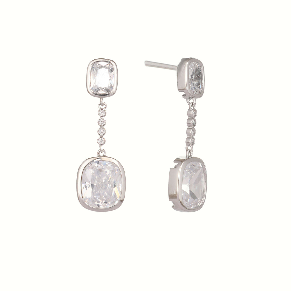 Nuyug Diamond Luxe Cascades Anti Tarnish Earrings | Grocsy