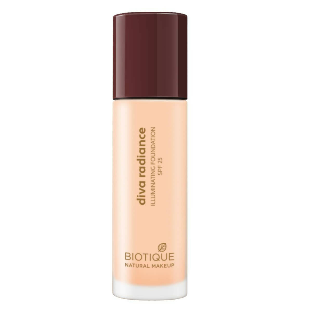 Biotique Natural Makeup Diva Radiance Illuminating Foundation-Creamy Oatmeal | Grocsy