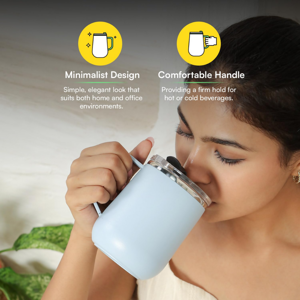 Udyan Tea Stainless Steel Insulated Mug - Frost Blue | Grocsy