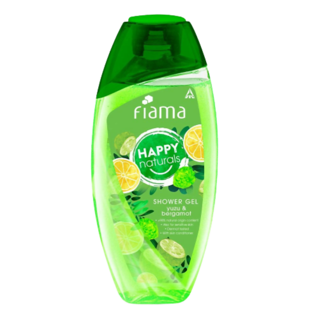 Fiama Happy Naturals Shower Gel With Yuzu And Bergamot | Grocsy