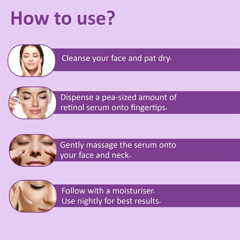 7 Days Organic Retinol Serum for Face | Grocsy