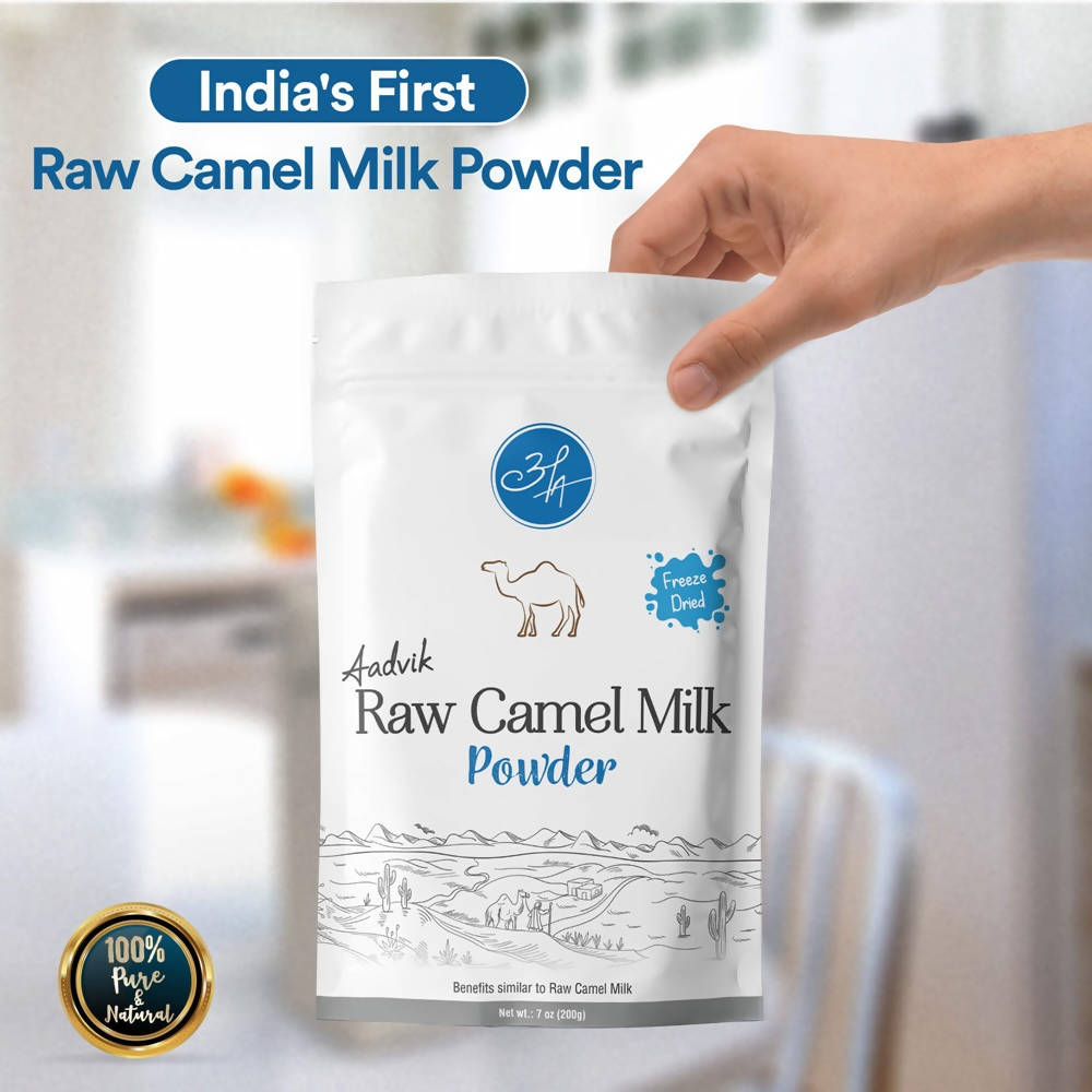Aadvik Raw Camel Milk Powder (Freeze Dried) - Healthy & Natural, Manage Blood Sugar Levels | Grocsy