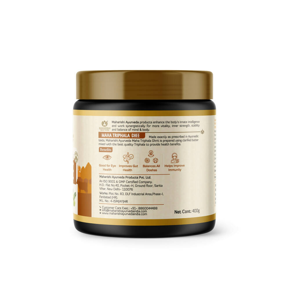 Maharishi Ayurveda Maha Triphala Ghee | Good for Eye Health & Gut Health | Organic Ghee - Swadesiicart