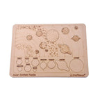 Kraftsman Solar System Learning Puzzle Board | Color Kit included | Grocsy