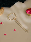 Ruby Raang Gold Kundan & Pearl Haath Phool | Grocsy