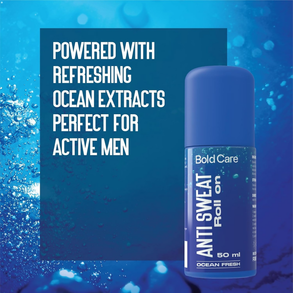Bold Care Ocean Fresh Antiperspirant & Anti-sweat Deodorant Roll-on | Grocsy