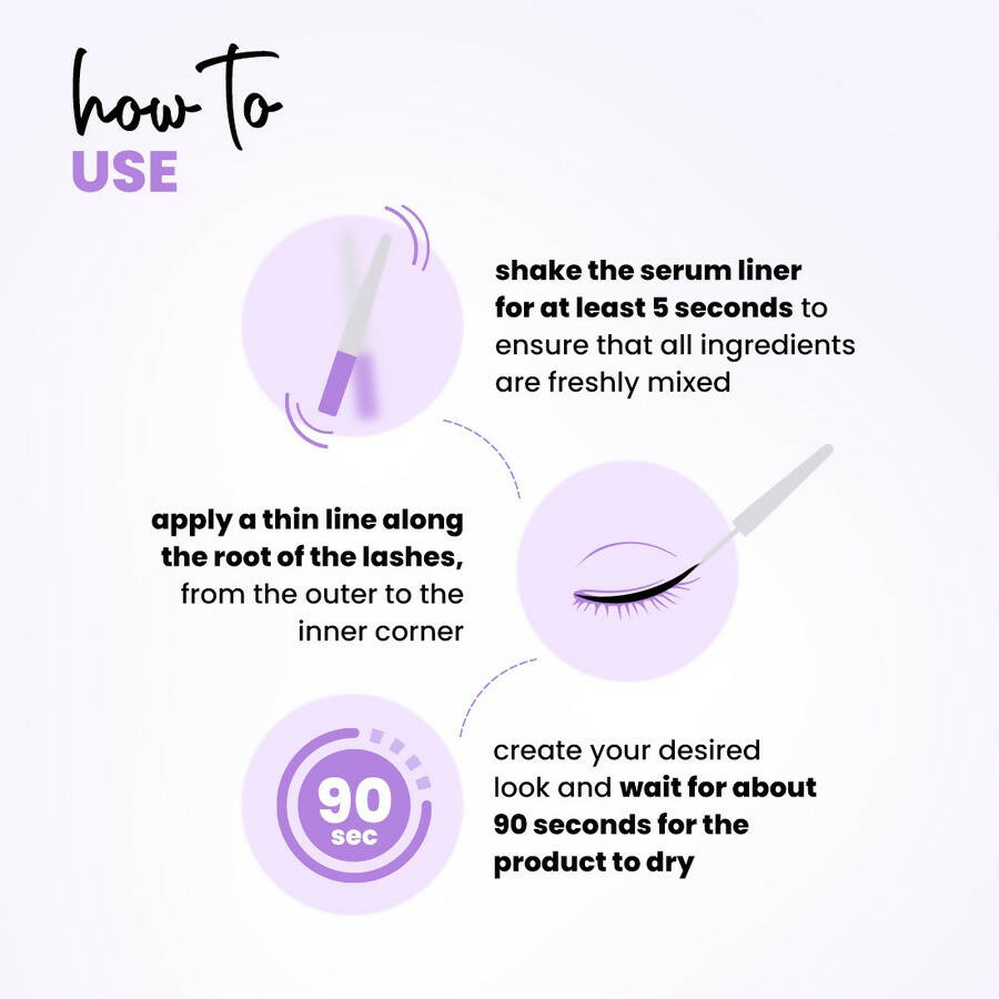 Plum Lash Serum Eyeliner - 02 Blue-ming | Grocsy