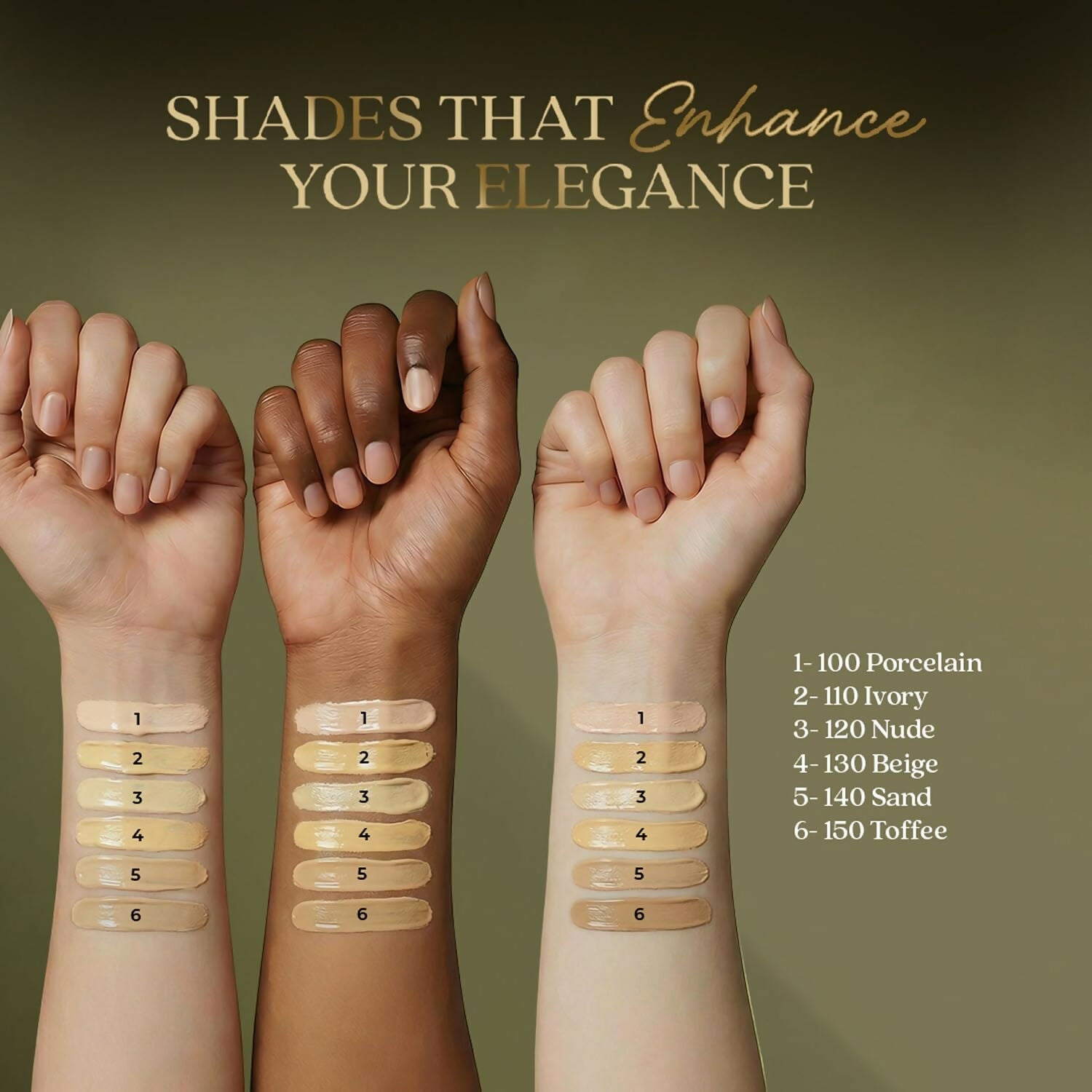 Just Herbs Luxe Radiant Silk Skin Tint Luxury Makeup (130 Beige) | Grocsy