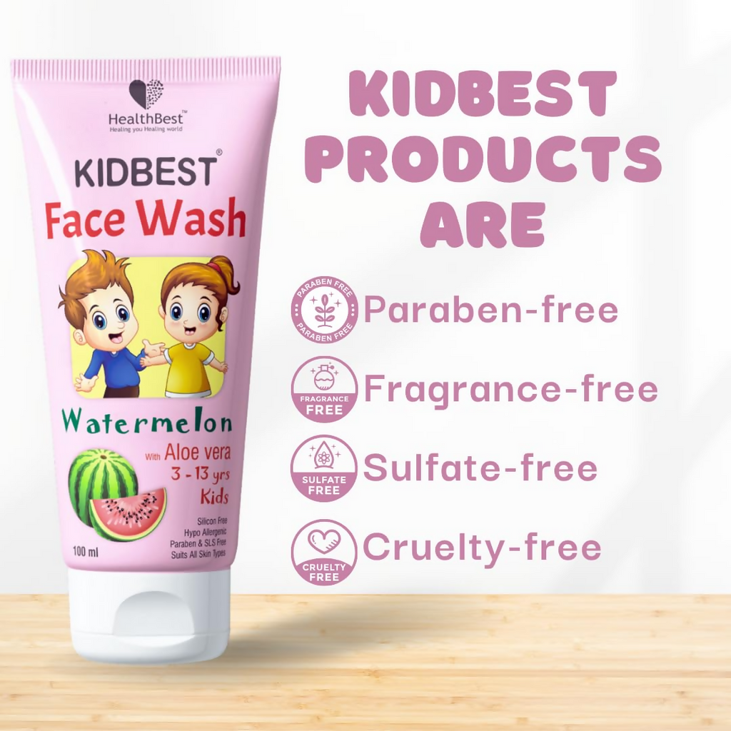 HealthBest Kids Multivitamin Face Wash | Grocsy