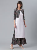 Ahalyaa Light Pink Crepe Solid Kurta And Palazzo Set With Jacket | Grocsy