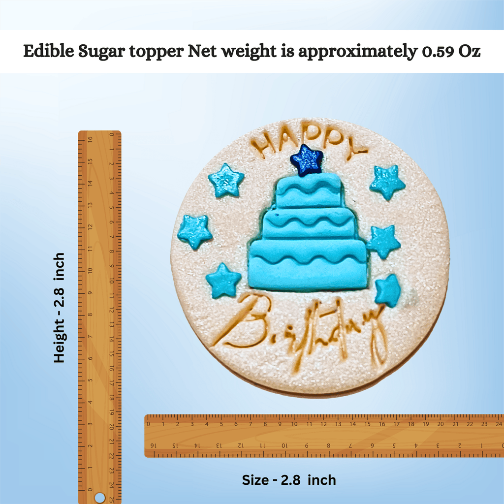 Confect Happy Birthday | Edible Celebration Topper | Grocsy