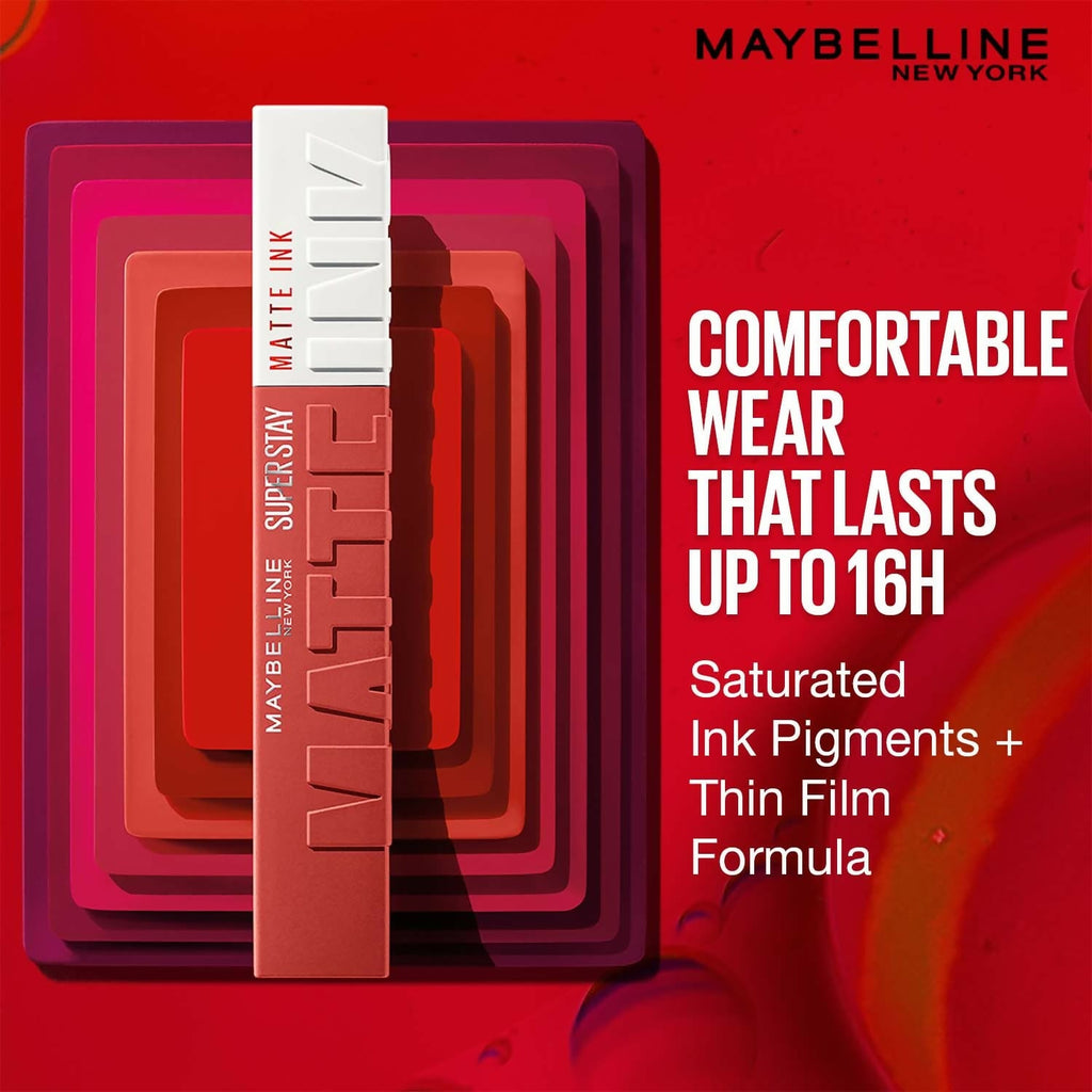 Maybelline New York Super Stay Matte Ink Liquid Lipstick - Renegade | Grocsy