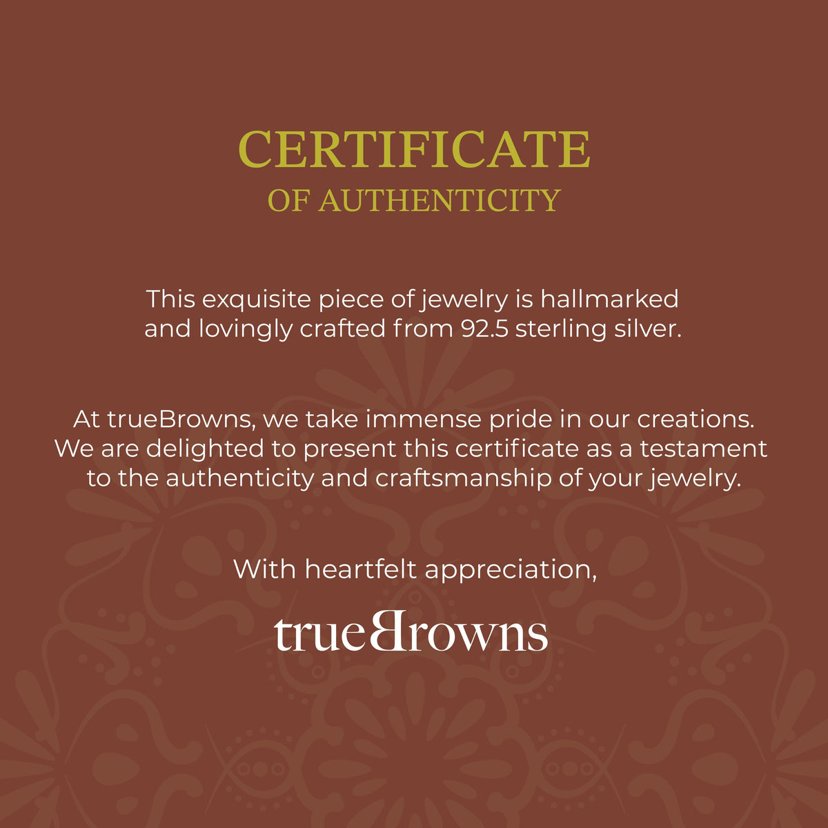 trueBrowns X Voylla Sterling Silver Trishul Rakhi | Grocsy