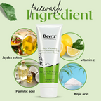 Devriz Professional Kojic Acid Face Wash For Reducing Pigmentation Dark Spots Uneven Skin Tone | Grocsy
