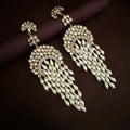 Joban Fashion Uncut Kundan Chandbali Earrings