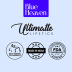 Blue Heaven Ultimatte NonTransfer Long Lasting Lipstick - 04 Red | Grocsy