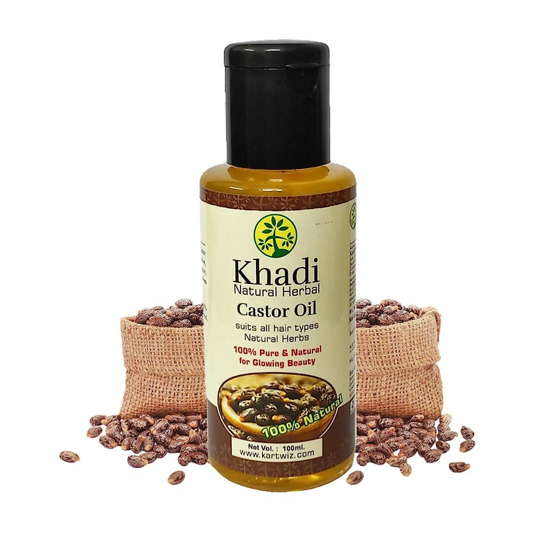 Khadi Natural Herbal Castor Oil | Grocsy