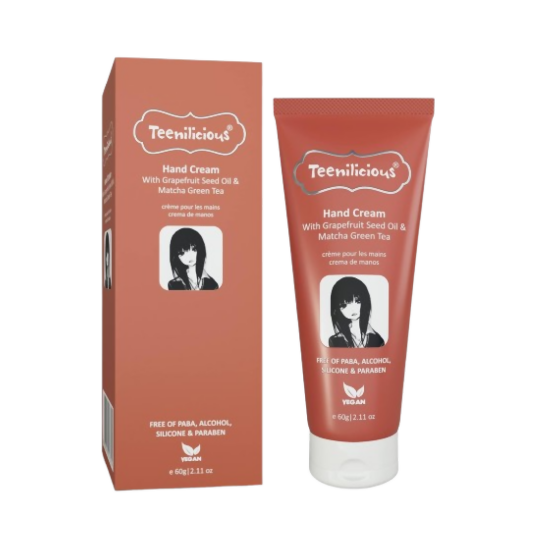 Teenilicious Hand Cream With Grapefruit Seed Oil & Matcha Green Tea | Grocsy