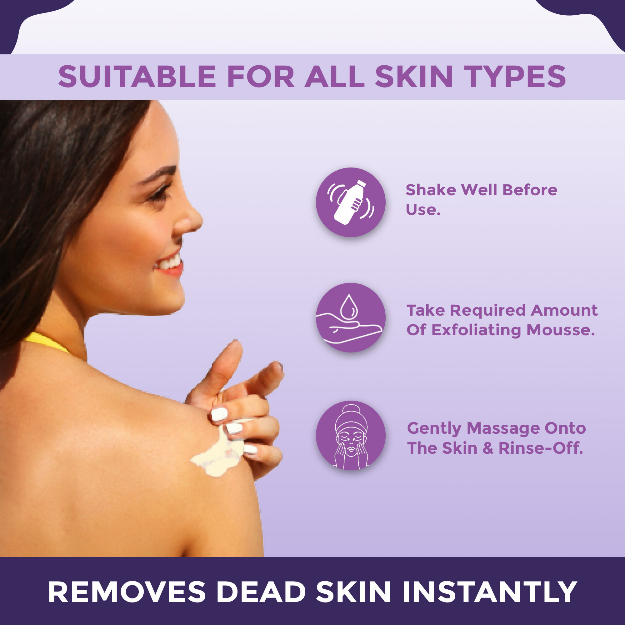 Sanfe Instant Dead Skin Removal Exfoliating Mousse | Grocsy