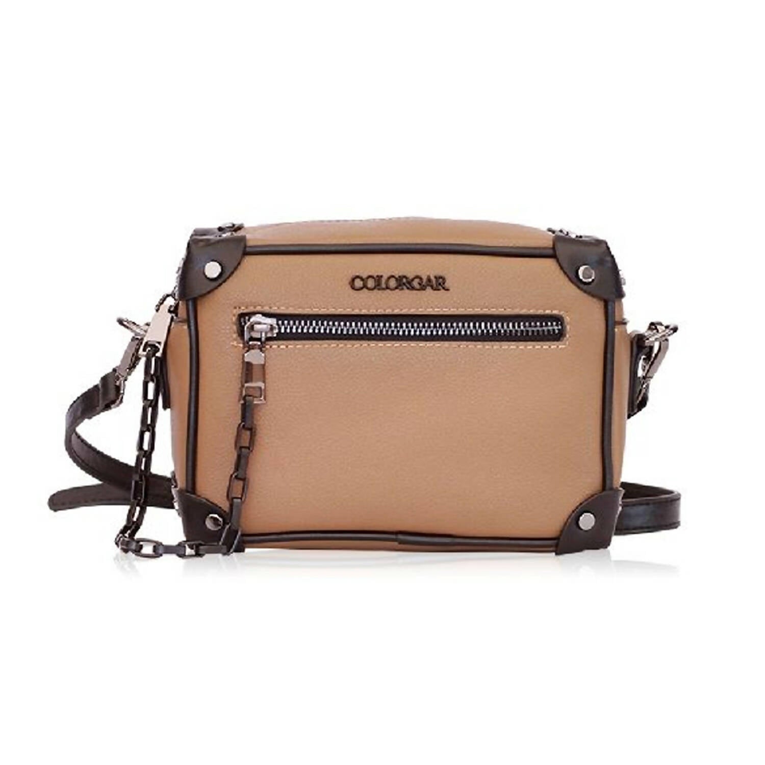 Colorbar Pouch The Classic Crossbody - Tan | Grocsy