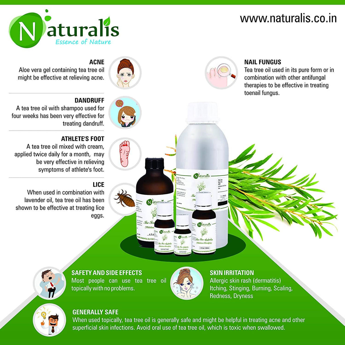 Naturalis Essence Of Nature Australian Tea Tree Essential Oil | Grocsy