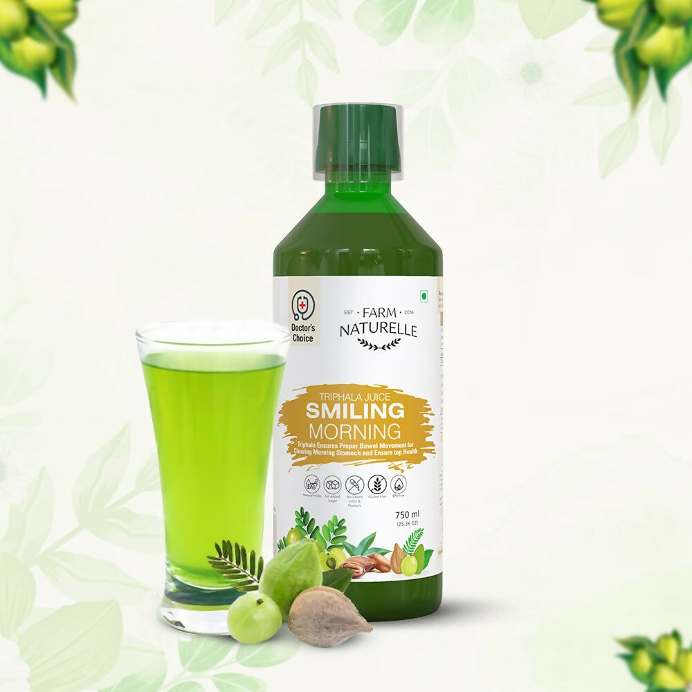 Farm Naturelle Triphala Juice - Herbal Digestive Tonic | Grocsy