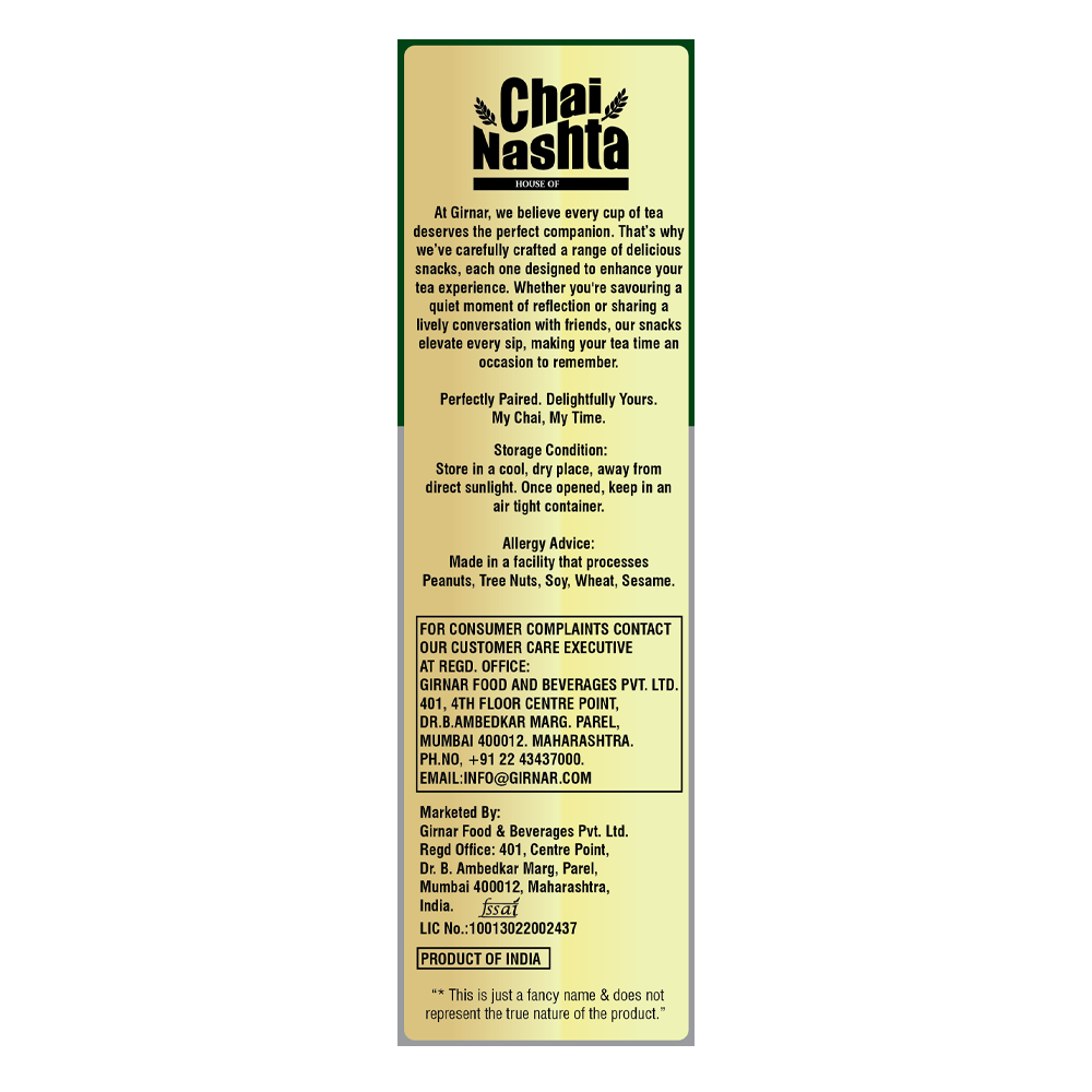 Girnar Chai Nashta - Tea Time Puri | Grocsy