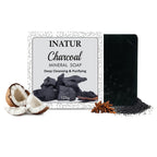 Inatur Charcoal Mineral Soap Deep Cleansing & Purifying | Grocsy