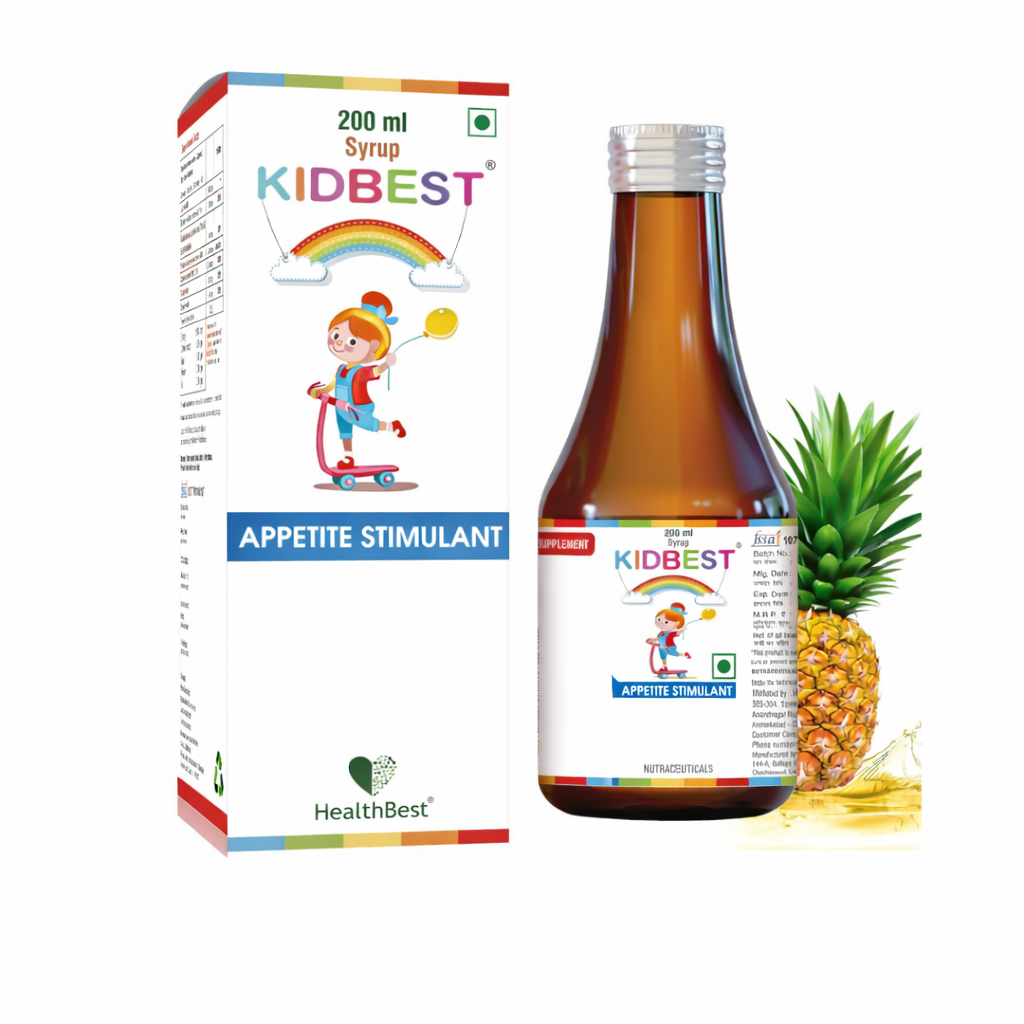 HealthBest Kidbest Appetite Stimulant Syrup for Kids | Grocsy