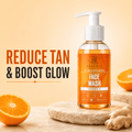 Velleja De-Tan & Exfoliating Face Wash | Vitamin C Tan Removal & Brightening Face Cleanser | Grocsy