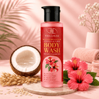 Velleja Exfoliating Body Wash with Salicylic Acid for Body Acne & Rough Bumpy Skin | Reduce Strawberry Legs | Grocsy