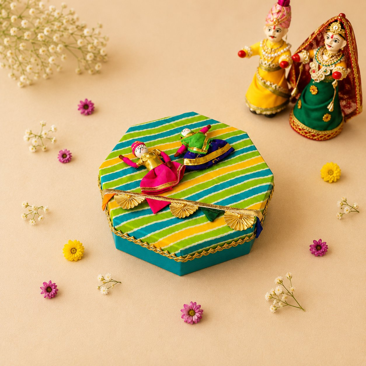 SweeDesi Ghewar Hamper 1 | Grocsy